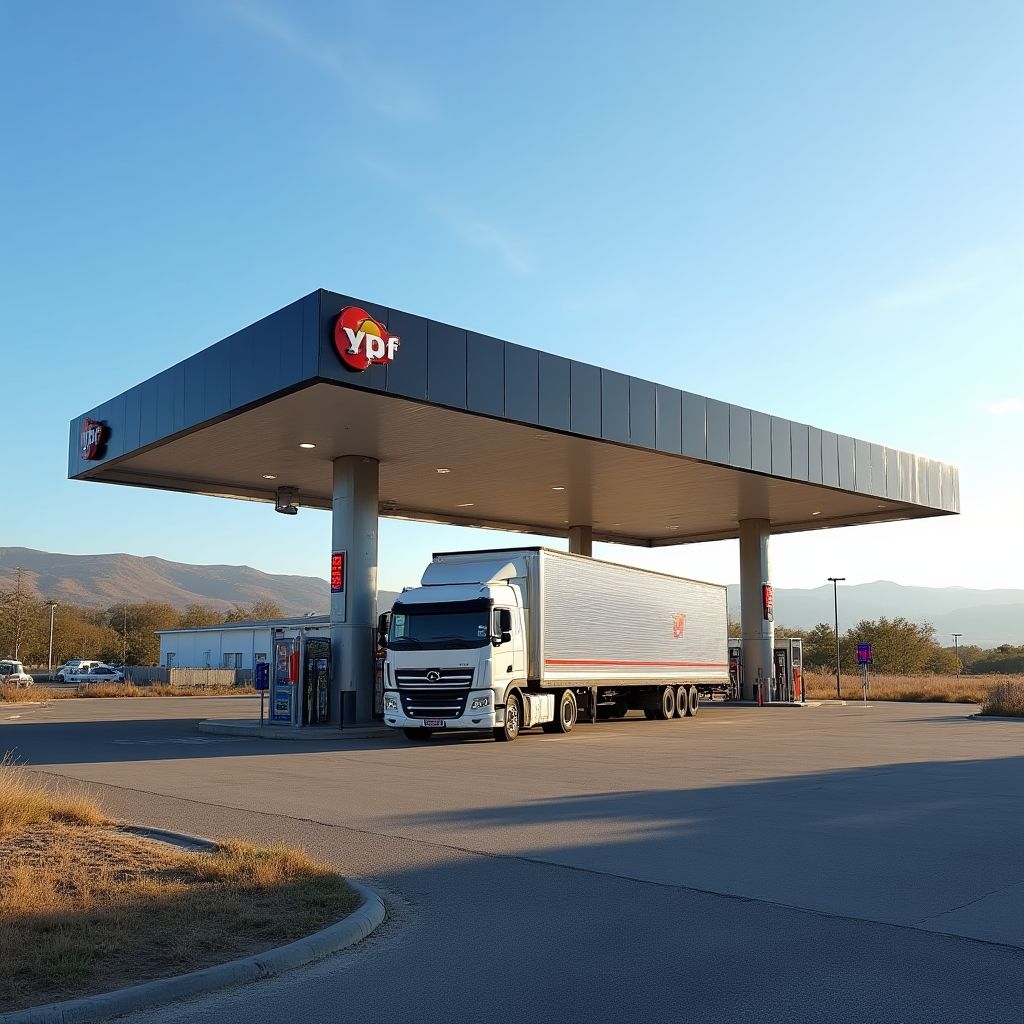 Estación YPF en Ruta